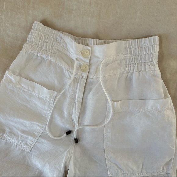 WRAP 100% Linen Shorts US 4 - Picture 3 of 8